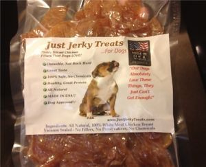 Natural Chicken Jerky Dog Treats 100 Chicken Made in USA No Chemicals