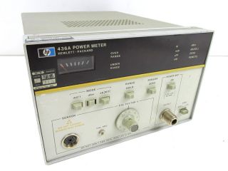 HP Hewlett Packard Agilent 436A Power Meter Test Equipment 75VA Opt 002 22