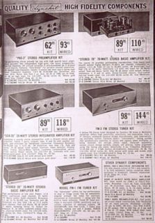 Vintage Tube Audio Power Amp Amplifier Preamp Tubes Cat