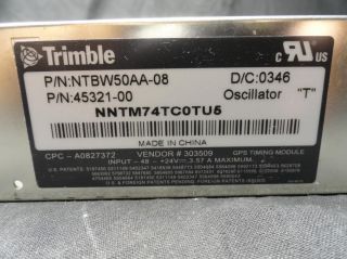Nortel Trimble NTBW50AA 08 10MHz Oscillator Gpsdo Time Test Equipment