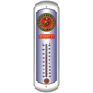 New USMC Marine Corp Logo Indoor Outdoor Thermometer Show Your American Pride