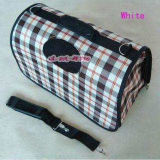 5 Color Hand Out Pet Carrier Dog Bag Cat Bag Travel Carry Bag Check
