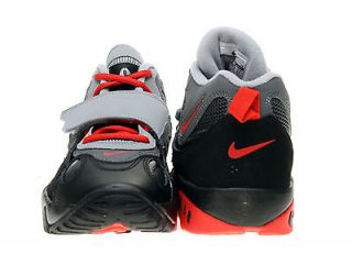 Nike Air Speed Turf GS Black Red Boys Cross Training Shoes 535735 004