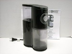 MR. COFFEE BMX3 Black 4.5 oz. Burr Mill Coffee Grinder 