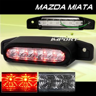 1999 2005 00 01 02 04 Mazda Miata Chrome Red LED Third 3rd Brake Light Lamp New