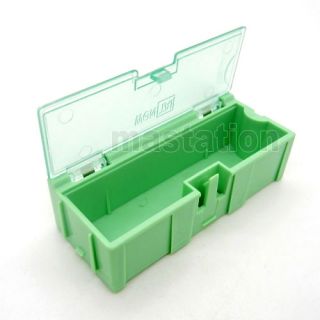 Green Kit Components Boxes Patch Parts Interlocking Storage Box SMT SMD Kits Lot
