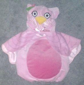Baby Girl Pink Owl Halloween Costume Size 9 months By Koala Kids
