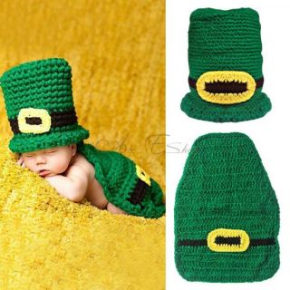 New Baby Boy Girls Crochet Animal Beanie Costume Outfit Set Hat Photo Prop 0 12M