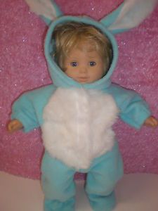 Clothes Bitty Baby Twins Aqua Easter Bunny Costume