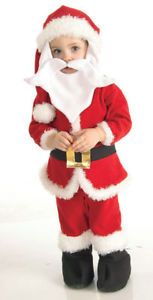 Infant Santa Claus Kids Christmas Holidays Costume 6 12