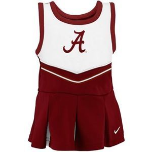 Alabama Crimson Tide Nike Baby Infant Cheerleader Outfit Dress Costume
