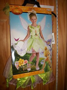 New Disney Fairies Baby Costume 3T 4T Tinker Bell Toddler Tink Tinkerbell Outfit
