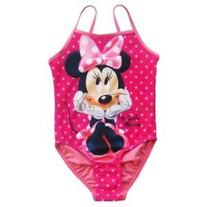 Girl Baby Polka Dots Minnie Mouse Swimsuit Swimwear Swimming Costume 2T 3T 4T