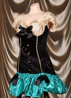 Women's Halloween Costume Alice in Wonderland Tea Party Princess Costume XS