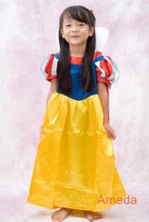 Girls Snow White Princess Fancy Party Costume 5 6Y J10