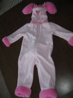 Pink Baby Poodle Dog Halloween Costume Gymboree XXXS 12
