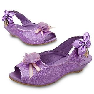 2012  Princess Rapunzel Shoes Costume 9 10 11 12 Fancy Sparkly
