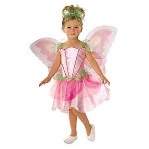Girls Pink Fairy Pixie Angel Fancy Dress Costume Toddler
