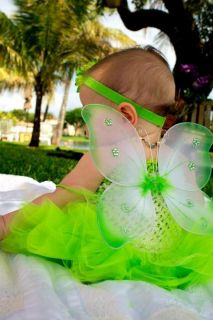 New Baby Girl Infant Doll Small Fairy Butterfly Wings Costume Newborn Photo Prop