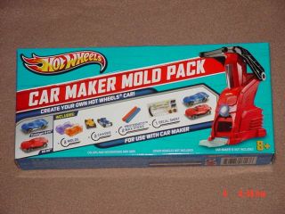 Hot Wheels Car Maker Mold Pack Refills Kit Prototype H 24 RD 08 Red Blue