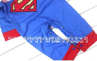 Baby Party Fancy Dress Outfit Romper Costume Superman Batman Boys Girls 0 15M