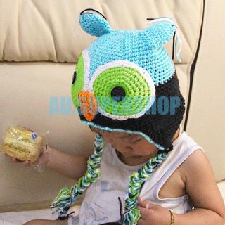 Lovely Owl Animal Knitting Crochet Cap Beanie Hat Xmas Gift for Boys Girls Baby