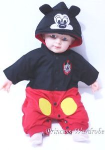 Halloween Baby Infant Mickey Mouse Party Costume NB 18M