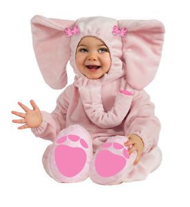Girls Elephant Costume Infant Toddler Ella Fun Pink Child Kids 6 12M 12 18M