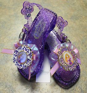 New  Rapunzel Light Up Costume Shoes Toddler 5 6