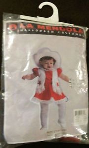 Halloween Costume Sale Girls 6 9 12 Months Infant Baby Cowgirl Dress Red White
