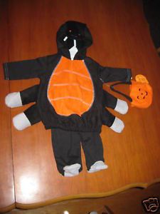 Infant Baby Grand Spider Costume 6 9 Months 2 Piece