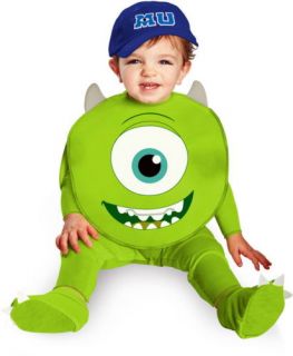 Infant Baby Boys Disney Pixar Monsters Inc Mike Licensed Costume Halloween
