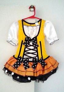 Toddler Halloween Costume Black Yellow Monarch Butterfly 2T German Barmaid