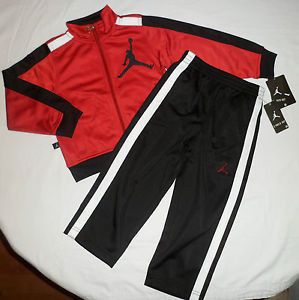 Nike Air Jordan Boy Track Jacket sweat Pants Outfit Shirt Clothes Sz 4 4T