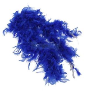 3X 2M Feather Boa Fluffy Craft Decoration Princess Costume Dress Up Royal Blue