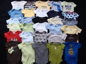 Baby Boy 0 3 3 6 Months Spring Summer Onesie Under Shirt Bodysuit Clothes Lot