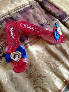 Disney Princess Snow White Toddler Dressup Shoes Halloween Costume Red Blue Gold