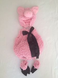 Squiggly Piggy Costume Princess Paradise Baby Pink Pig Size 2 Halloween