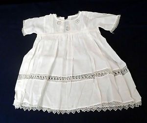 Antique Vintage Infant Baby Toddler Dress Gown Handmade Clothing Lace Tatting 4