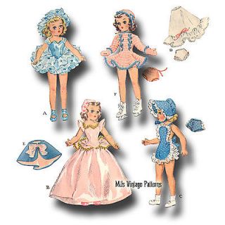 14" Mary Hoyer Toni Betsy McCall Vintage Doll Pattern Ballerina Skating