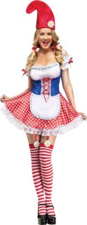 Sexy Gnome Adult Womens Costume Magical Character Travel Theme Party Halloween
