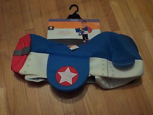 Airplane Halloween Costume Girls Boys One Sz Toddlers Planes Pilot 2T 3T 4T