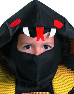 Cobra Ninja Snake Warrior Boys Fancy Dress Halloween Kids Costume Toddler 3T 4T