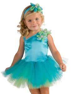 Girls Infant Baby Toddler Blue Fairy Halloween Costume Tutu Dress