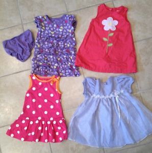 EC Baby Girl Toddler 18 Months Summer Dresses Clothing Lot Gymboree Carter'S