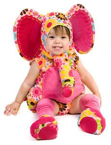 Baby Boy Girl Elegant Elephant Pink Colorful Halloween Costume 12 18 Months