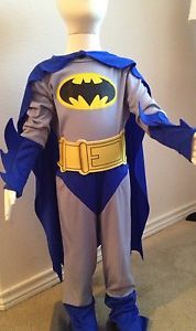 Batman Blue Toddler Boys Retro Halloween Costume