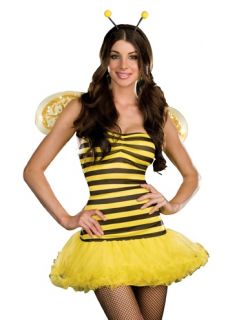 Sexy Womens Honey Bee Bumblebee Adult Halloween Costume