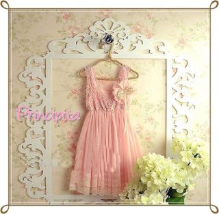 Boutique Girls Special Occasion Chiffon Lace Pink Dress