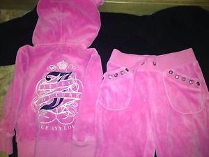 Juicy Couture Track Suit Toddler Size 2 Toddler Clothing Juicy Hoodie and Pants